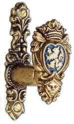 Spanish sword hangers crafted with royal lion emblem
