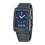 EVISU Men's EV-7014-33 Shinzo Black Ion-Plated Ana-Digi Stainless Steel Watch
