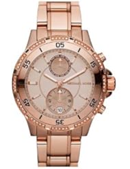 Michael Kors MK5620 Womens Rose Gold Tone Stainless Steel Bracelet Chronograph Watch