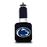 NCAA Penn State Nittany Lions Dual USB Car Charger with USB Charge/Sync Cable for Apple iPhone, iPod, and iPad