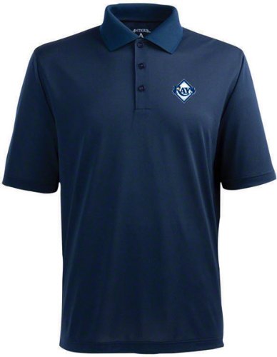 Tampa Bay Rays Classic Pique Xtra Lite Polo Shirt (Team Color) - Small