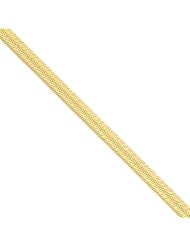 14k 5.5mm Silky Herringbone Chain