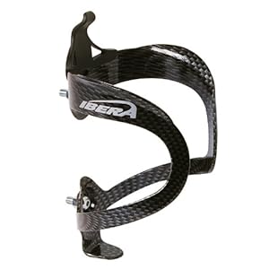 Ibera Bicycle Lightweight Aluminum Water Bottle Cage, Carbon Pattern