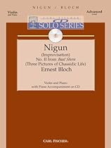 Nigun # 2 from Baal Shem - Advanced - Violin & Piano - BK/CD
