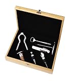 silver plated wine tools gift set