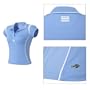 Womens Adidas Response Court Cap Sleeve Top-Blue