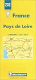 Michelin Pays de Loire, France Map No. 232 (Michelin Maps & Atlases)