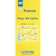 Michelin Pays de Loire, France Map No. 232 (Michelin Maps and Atlases) by Michelin Travel Publications and Pneu Michelin