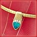  : 14K AUSTRALIAN OPAL DIAMOND SLIDE