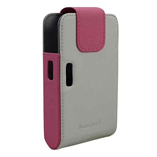 Atout Premium Synthetic Leather Cover Case [White] for LG PD239 Pocket Photo Printer Case