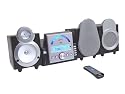 GPX HMD6014DT 2.1-Channel 140-Watt Audio System with DVD/CD Player, AM/FM Tuner, and Subwoofer