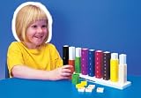 Fraction Stax 51 Plastic Pcs W/ Nine Peg Base