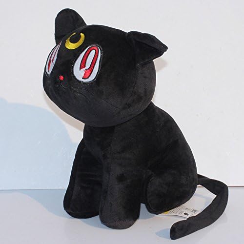 Sailor Moon 12 Inch Anime Animal Stuffed Plush Toys Luna Artemis Cat Black