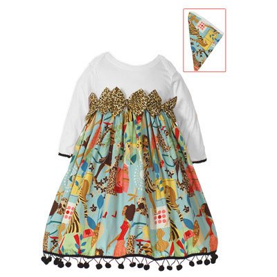 Girls Clothes Baby Toddler Little Girl SOPHIAS STYLE JUNGLE Dress Set 12M-6X