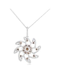 18K White Gold 1.86ct Diamond Pendant