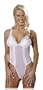 Escante Women's Leaf Embroidered Teddy with Thong