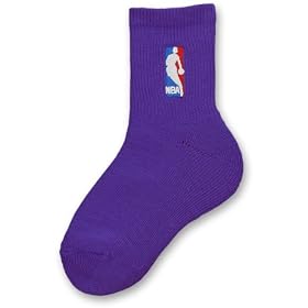 Buy For Bare Feet NBA Logoman Youth Socks 2 Pack - Purple