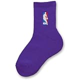 Nba Logo Youth Socks 2 Pack - Purple