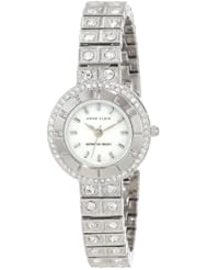 Anne Klein Womens AK/1035MPSV Swarovski Crystal Accented