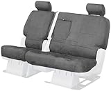 IMAGE OF Coverking Custom-Fit Front Bench Seat Cover - Suede, Gray