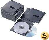 ELECOM  CCD-019LBK �s�D�zCD/DVD�P�[�X(���ʎ��[)