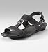 FootgloveÃ¢âÂ¢ Leather Buckle Open Toe Sandals