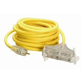 Coleman Cable Polar Solar Plus Tri-Source 10 3 SJEO 50-Foot Three-Way Power Blocks #03588 by Coleman Cable
