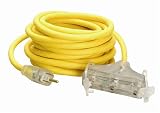 Coleman Cable 03588 Polar/Solar Plus Tri-Source 10/3 SJEO 50-Foot Three-Way Power Blocks