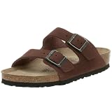  : Birkenstock Arizona Soft Footbed Sandal,Mahogany,36 Narrow EU