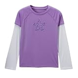 Girls' C9 by Champion Long-Sleeve 2fer Duo Dry Top - Lilac