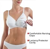 Cotton Wireless Nursing Bra with Comfortable Nursing Flaps & Lactancy Protector Cavity