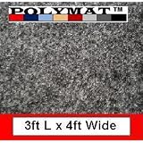 3FT 4FT W CHARCOAL Speaker box carpet : Sub Box Polymat Carpet Truck Car Trunk Liner,... 