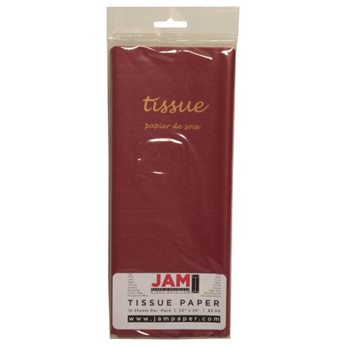 Burgundy Color Tissue Paper - 10 sheets per pack