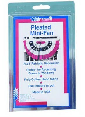 Annin #483150R 1-1/2x3 Pleat Mini Fan
