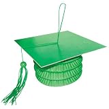 : Green Grad Cap Paper Lantern W