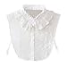 DDLBiz Women Lace Stand Collar Vintage Fake Shirt Collar Necklace Choker Collar White
