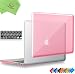 UESWILL 2in1 Glossy Crystal Clear Hard Shell Case with Keyboard Cover for MacBook Pro 15