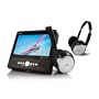 Coby TF-DVD7060 7-Inch Portable Tablet Style DVD Player with Wireless Headphones
