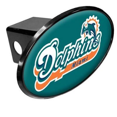 Buy Plastic Trailer Hitch Cover - Miami Dolphins by Concord Ind