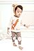 Vaenait Baby 12M-7T Kids Girls Sleepwear Pajama 2pcs Set Brown Dino