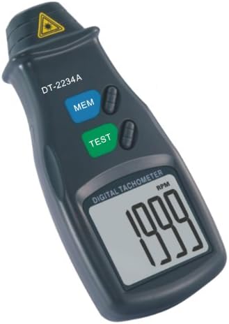 Tondaj DT2234A Autoranging LCD Digital Tachometer RMP Meter 50-200mm Detecting Distance