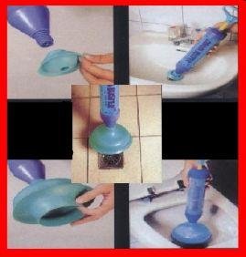 Rohrreiniger Rohrfrei  Abflußreiniger ohne Chemie, Orginal Drain Buster, Druckluft Rohrreiniger