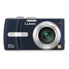 Panasonic Lumix DMC-TZ1A 5MP Compact Digital Camera with 10x Optical Image Stabilized Zoom...