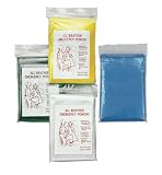  : EMERGENCY PONCHO's 4 Different Colors Available