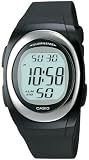 Casio Men's Core FE10-1A Black Resin Quartz Watch with Digital Dial
