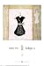 Boutique II, Evening Wear & Couture Art Poster Print by Maria Eva, 13.5x20