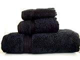 MARRIKAS Egyptian Cotton 6 Piece Towel Set BLACK