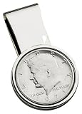 Sterling Silver Genuine Kennedy Half Dollar Money Clip