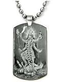 Kali Dogtag Pendant Necklace w/Chain and Giftbox