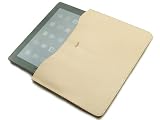 iPad 2 and iPad 1 Premium Leather Sleeve, Nude Beauty